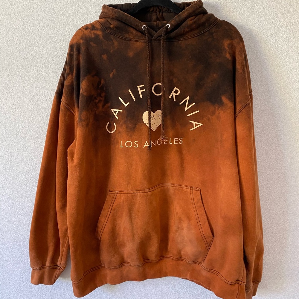 Los Angeles, California Dip-Dyed Sweatshirt Hoodie